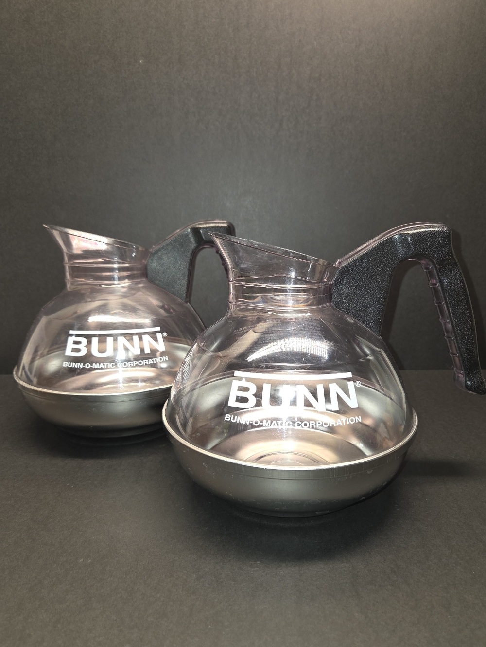 BUNN Easy Pour Commercial 12 Cup Decanter Black Plastic/Stainless Made in USA
